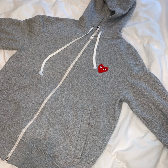 Comme Des Garçons Play Zip-up Hoodie - Picture 2 of 5